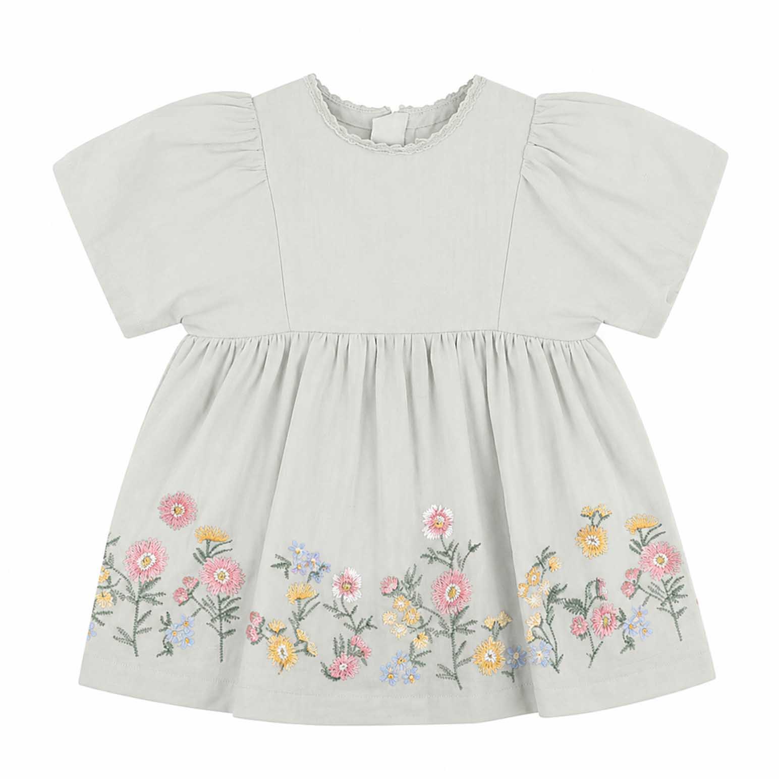 B&eacute;b&eacute; Pia Embroidered Hem Dress